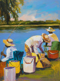Fishing I Posters by Jane Slivka