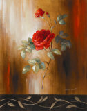 Crimson Rose II Art by Lanie Loreth