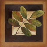 Leaves Over Brown II Poster by Patricia Quintero-Pinto