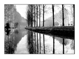 Canal, Normandy, France Art by Bill Philip