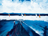 Riding the Waves Posters by Candice Tait