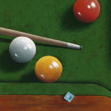 Billiards Poster by Bill Romero