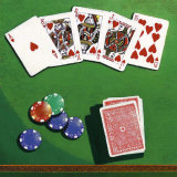 Poker Print by Bill Romero