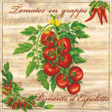 Tomates en Grappe Prints by Noel Romero