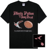Monty Python - Swallow and Coconut - It's a Simple Matther of Weight Ratios T-Shirts