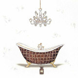 Animalier Bathroom IV Kunstdrucke von A. Varese