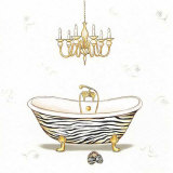Animalier Bathroom I Posters by A. Varese