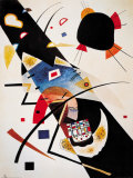 Dos manchas negras Pósters por Wassily Kandinsky