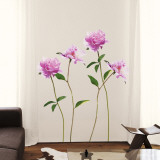 Pivoine Rose Wall Decal
