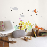 Cartoon Animals Wall Decal