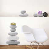 Zen Stones Kalkomania ścienna