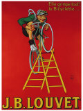 Cycles J.B. Louvet reproduction procédé giclée par Mich (Michel Liebeaux) 