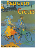 Cycles Peugeot Reproduction procédé giclée