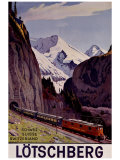 Lotschberg Giclee Print by P. Colombi