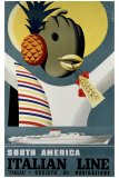 Italian Line Giclée-tryk af Sassi Italian Line Giclée-tryk af Sassi