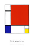 Sin título Serigrafía por Piet Mondrian