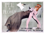 Pel Ploma, Setmanari Lámina giclée por Juan Vila Casas