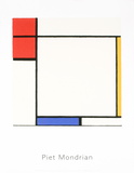 Composition with Red, Yellow, and Blue Sérigraphie par Piet Mondrian