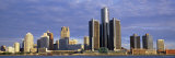 Skyscrapers at the Waterfront, Detroit, Michigan, USA Photographic Print by Panoramic Images 