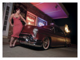 50's Pin-Up Girl Lámina giclée por David Perry 50's Pin-Up Girl Lámina giclée por David Perry
