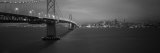 Bay Bridge Lit Up at Night, San Francisco, California, USA Reprodukcja zdjęcia autor Panoramic Images Bay Bridge Lit Up at Night, San Francisco, California, USA Reprodukcja zdjęcia autor Panoramic Images