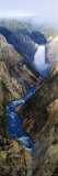 Waterfall Falling Into Stream Through a Canyon, Yellowstone National Park, Wyoming, USA Photographic Print by Panoramic Images 
