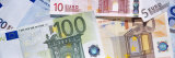 Close-Up of Euro Banknotes Photographic Print by Panoramic Images 