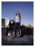 Hot Rod Pin-Up Girl Lámina giclée por David Perry Hot Rod Pin-Up Girl Lámina giclée por David Perry