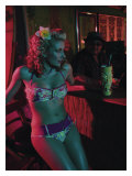 Tiki Bar Pin-Up Girl Lámina giclée por David Perry