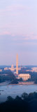 Lincoln Memorial, Washington Monument US Capitol Building at Sunset, Washington DC, USA Photographic Print by Panoramic Images 