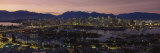 Aerial View of Vancouver Lit Up at Dusk, British Columbia, Canada Reprodukcja zdjęcia autor Panoramic Images