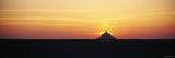 Mont Saint-Michel at Sunset, Normandy, France Photographic Print by Panoramic Images 