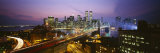 Panoramic Images - Buildings Lit Up at Night, World Trade Center, Manhattan, New York City, New York, USA - Fotografik Baskı