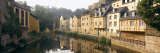 Buildings Along Alzette River, Luxembourg City, Luxembourg Photographic Print by Panoramic Images 