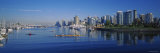 Boats Docked at the Harbor, Vancouver, British Columbia, Canada Photographic Print by Panoramic Images 