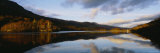 Reflection of Mountains and Clouds on Water, Glen Lednock, Perthshire, Scotland Lámina fotográfica por Panoramic Images