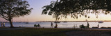Bayfront Park at Sunset, Sarasota Bay, Sarasota, Florida, USA Photographie par Panoramic Images 