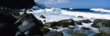Waves Breaking Rocks at the Coast, Na Pali Coast, Kauai, Hawaii, USA Photographie par Panoramic Images 
