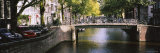 Bridge Across a Channel, Amsterdam, Netherlands Photographic Print by Panoramic Images 