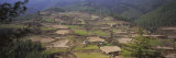 Aerial View of a Farmhouse in Paro, Bhutan Photographic Print by Panoramic Images 