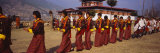 Dancers Parading in a Traditional Festival Ground, Paro, Bhutan Photographic Print by Panoramic Images 