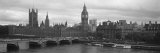 Westminster Bridge, Big Ben, Houses of Parliament, Westminster, London, England Fotografie-Druck von Panoramic Images 