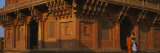 Three Women Going Inside a Building, Fatehpur Sikri, Fatehpur, Agra, Uttar Pradesh, India Photographic Print by Panoramic Images 