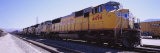 Freight Train on Railroad Tracks, California, USA Lámina fotográfica por Panoramic Images