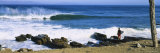 Surfer Standing on the Beach and Looking at Surf, Isla Natividad, Baja California, Mexico Photographic Print by Panoramic Images Surfer Standing on the Beach and Looking at Surf, Isla Natividad, Baja California, Mexico Photographic Print by Panoramic Images
