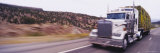 Semi-Truck on a Highway, USA Lámina fotográfica por Panoramic Images