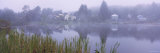Trees and Buildings at the Waterfront, Black River, Forestport, Adirondack Mountains, New York, USA Photographic Print by Panoramic Images 