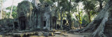 Old Ruins of a Building, Angkor Wat, Cambodia Fotografie-Druck von Panoramic Images 