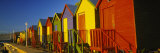 Beach Huts in a Row, St James, Cape Town, South Africa Fotografie-Druck von Panoramic Images 