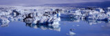 Glaciers on Jokulsa River, Breidamerkursandur, Jokulsarlon Glacial Lagoon, Vatnajokull, Iceland Lámina fotográfica por Panoramic Images Glaciers on Jokulsa River, Breidamerkursandur, Jokulsarlon Glacial Lagoon, Vatnajokull, Iceland Lámina fotográfica por Panoramic Images